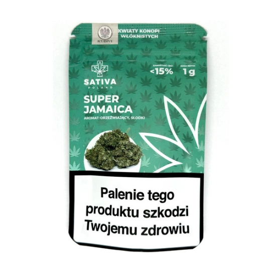 Susz konopny Super Jamaica do palenia i waporyzacji