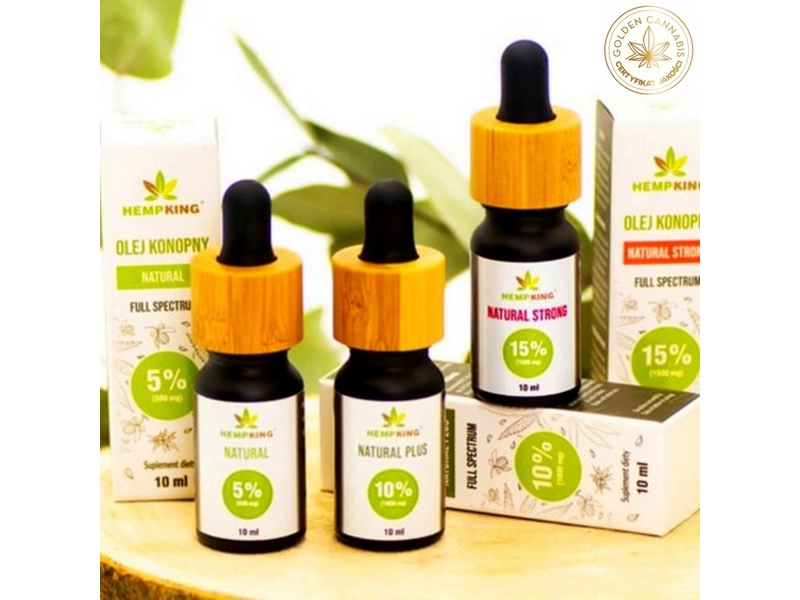 Dlaczego olejki CBD Hemp King mają do 15% zawartości CBD?